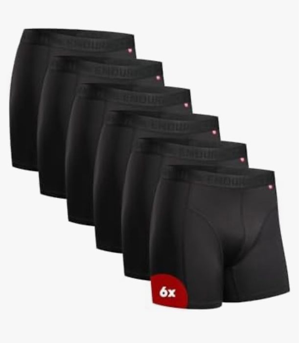 Danish Endurance 6 Pack Sportowe Bokserki Męskie Termoaktywne 2XL