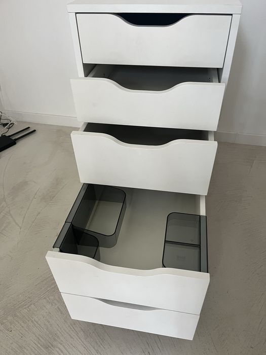 alex szafka ikea z kółkami szuflady