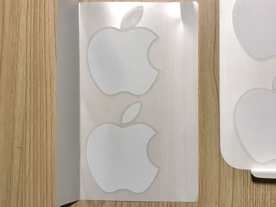 6 autocolantes originais Apple novos