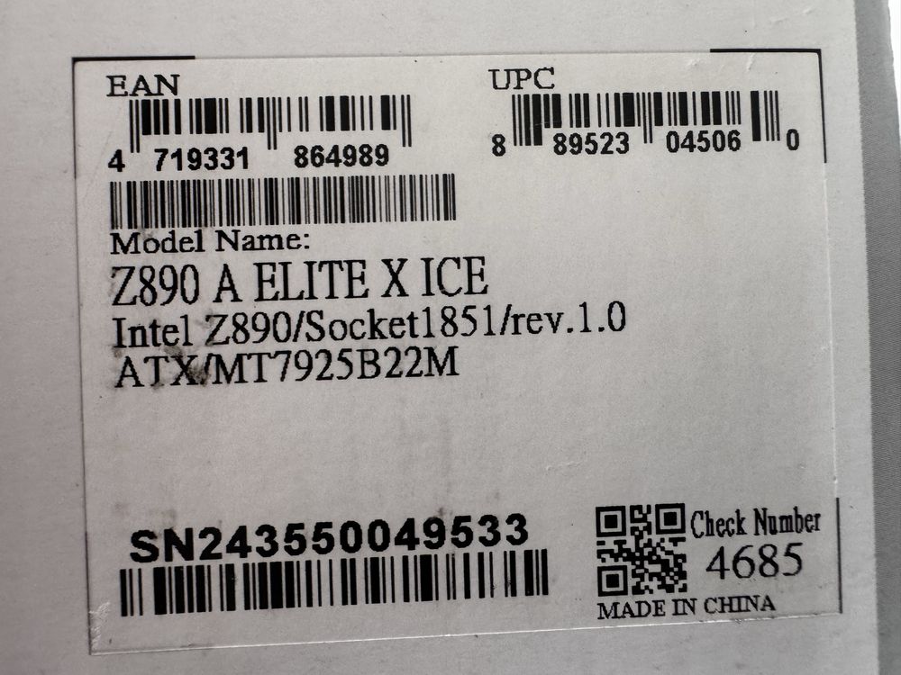Płyta główna Gigabyte Z890 AORUS ELITE X ICE