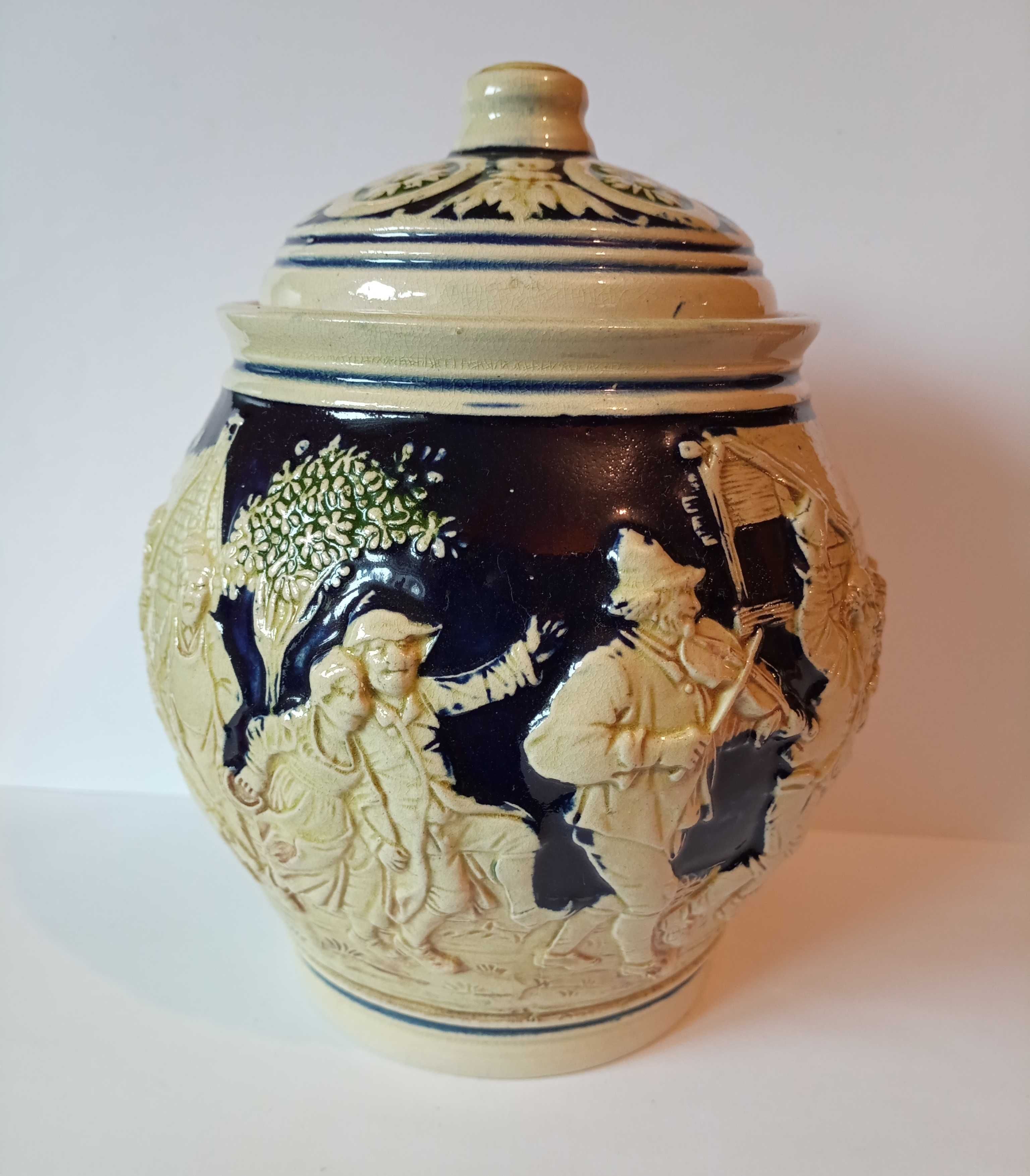 Sygnowany pojemnik ceramiczny pojemność 1L