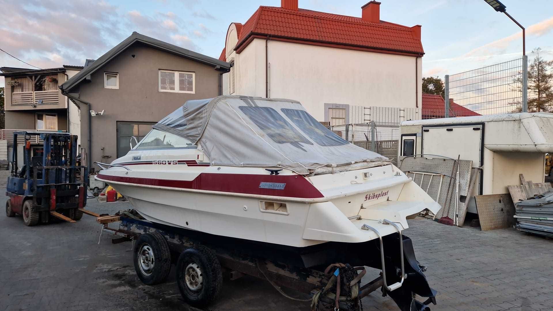 Łódź motorowa Skibsplast 560 VS motorówka zarejestrowana