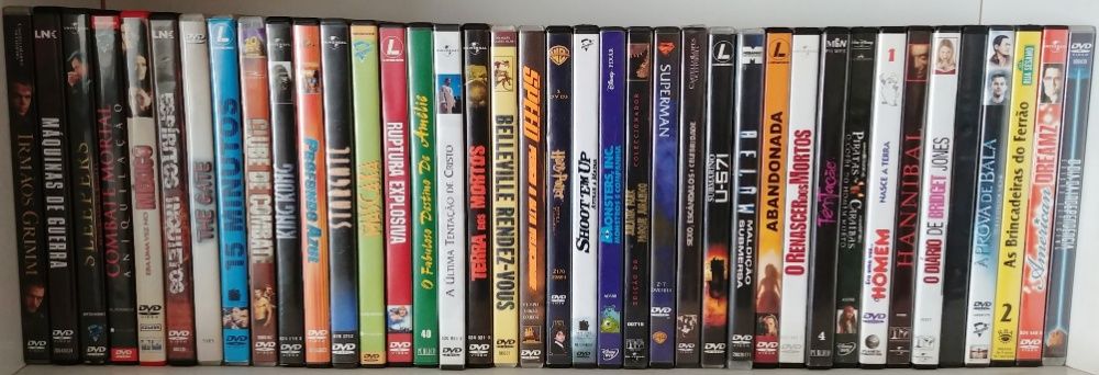 DVDs originais, selo IGAC, raridades, boxsets, digipacks, snappers