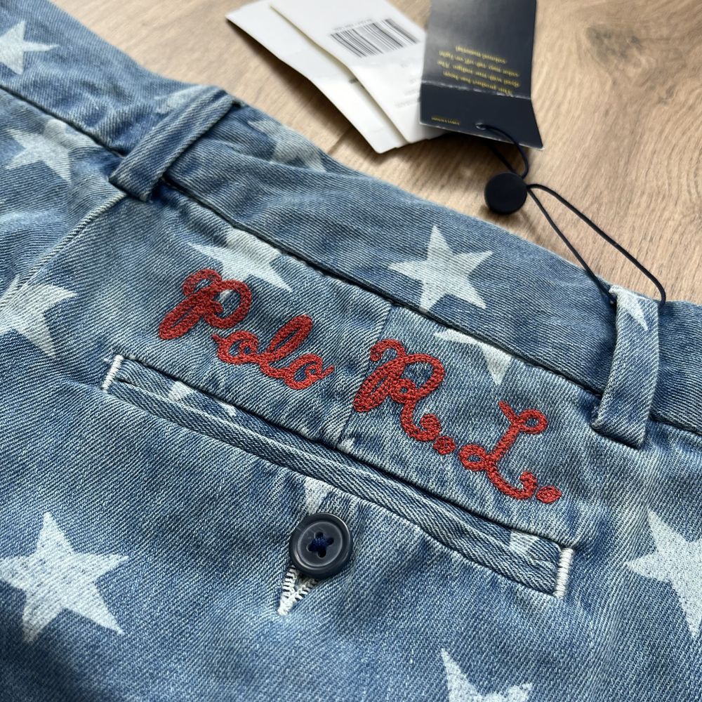 Хлопчачі шорти ralph lauren star print denim shorts