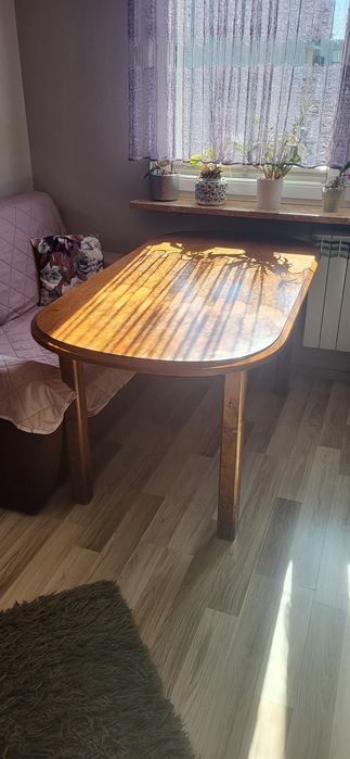 Stół drewniany + krzesła