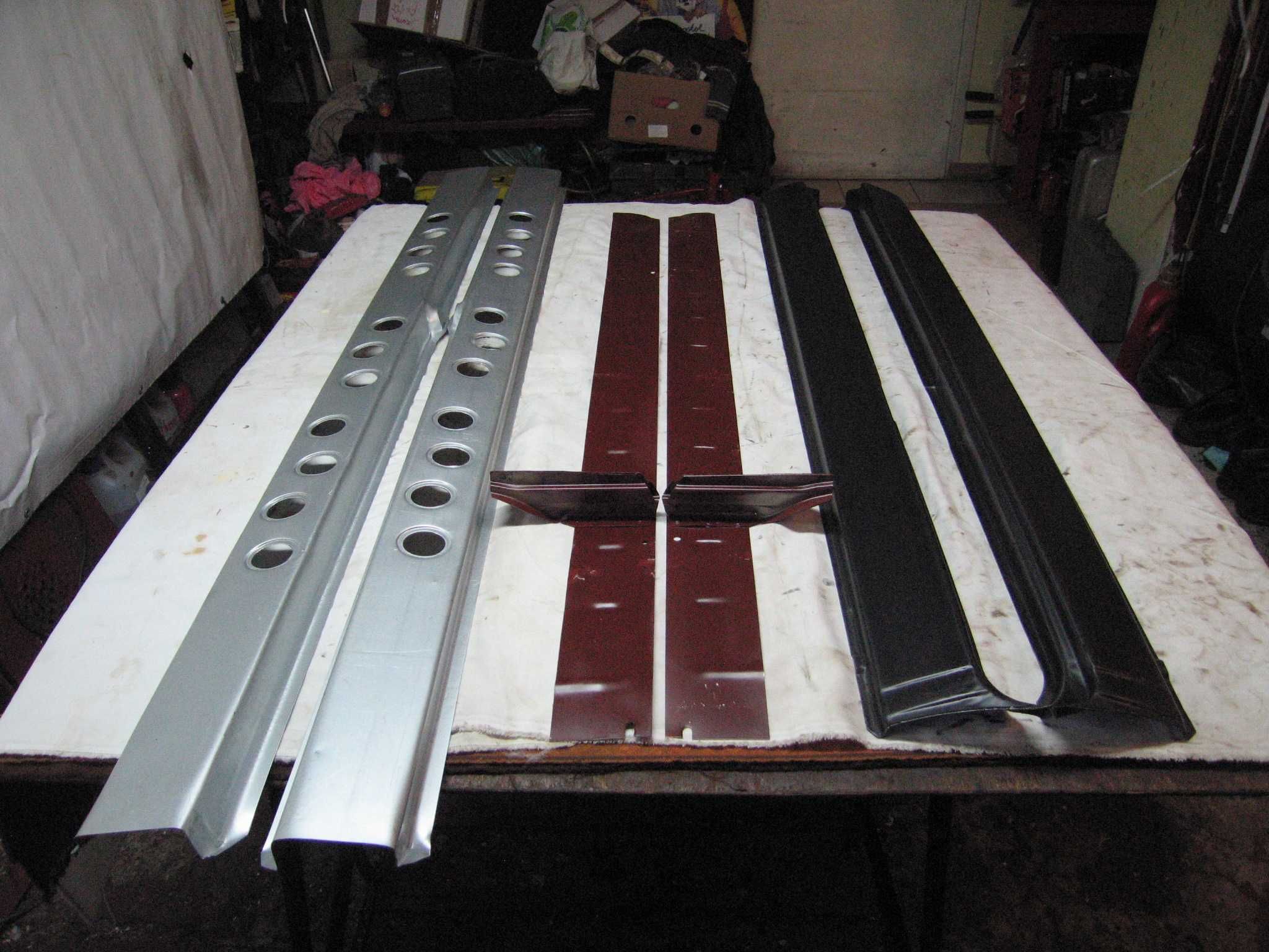 Fiat 125P progi komplet fabryczne