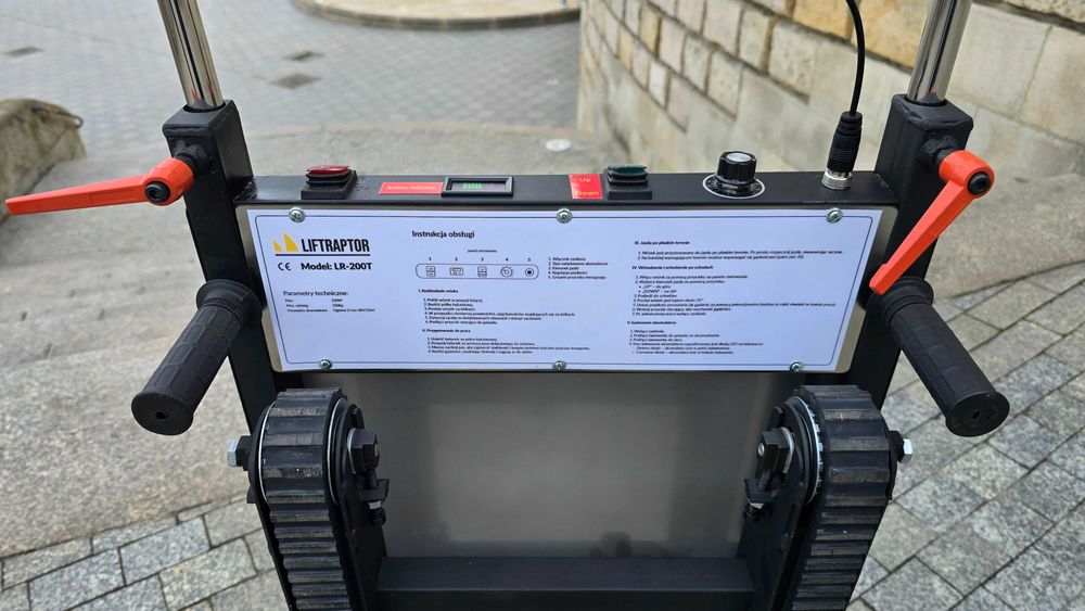 Schodołaz Towarowy Gąsieniowy LI-ION 250KG PRZENOSZ TRANSPORT