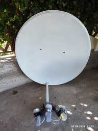 Продам супутникову антену з кріпленням