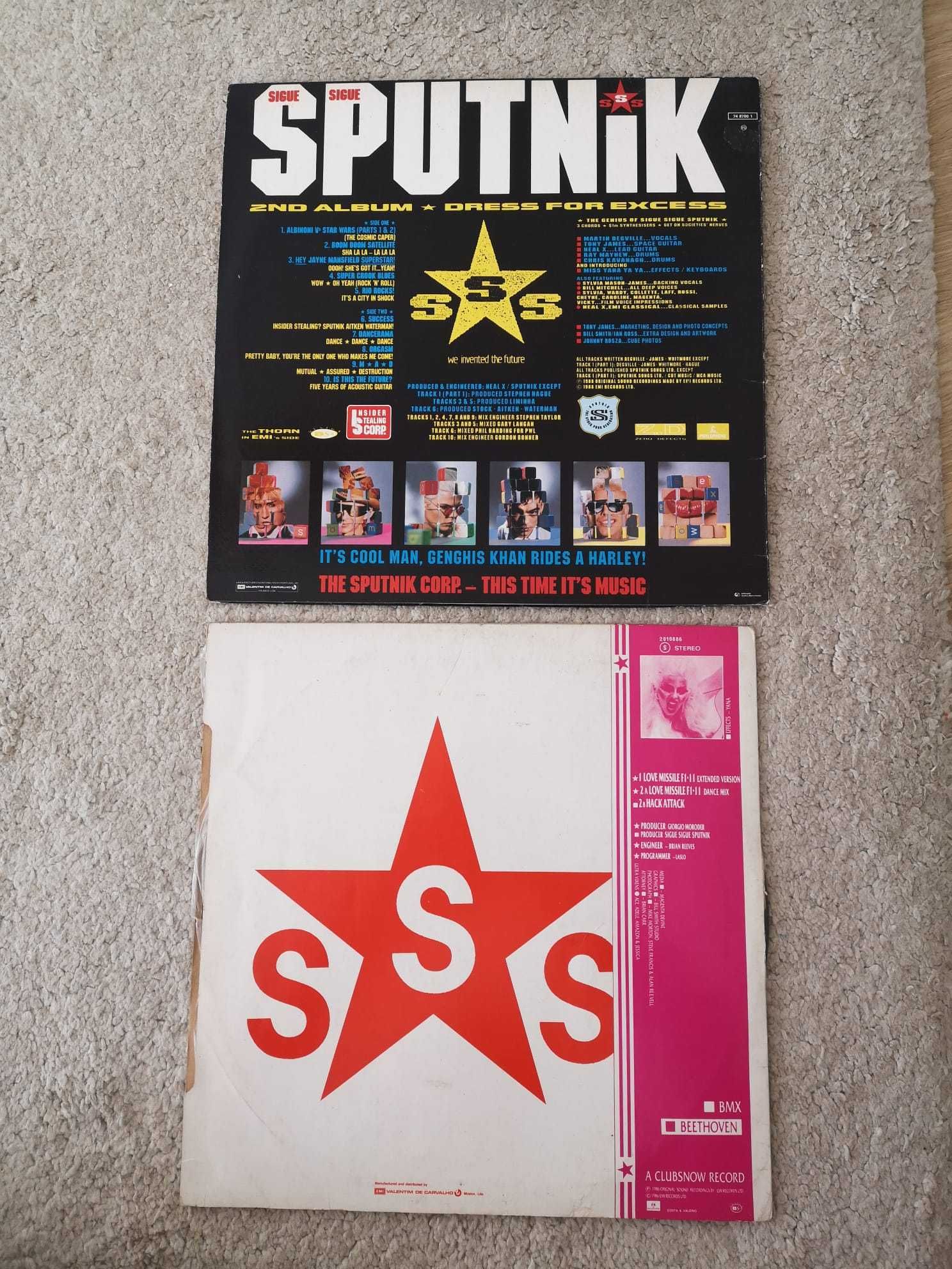 Conjunto (LP + Maxi-Single) de Sigue Sigue Sputnik