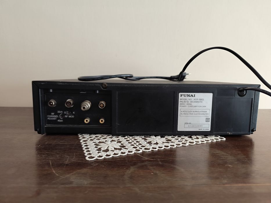 Magnetowid video Funai model VRC-5803 made in Japan uszkodzony