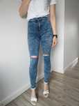 Bershka xs spodnie wysoki stan