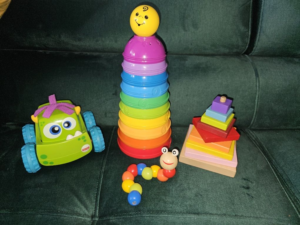 Zabawki drewniane i Fisher Price