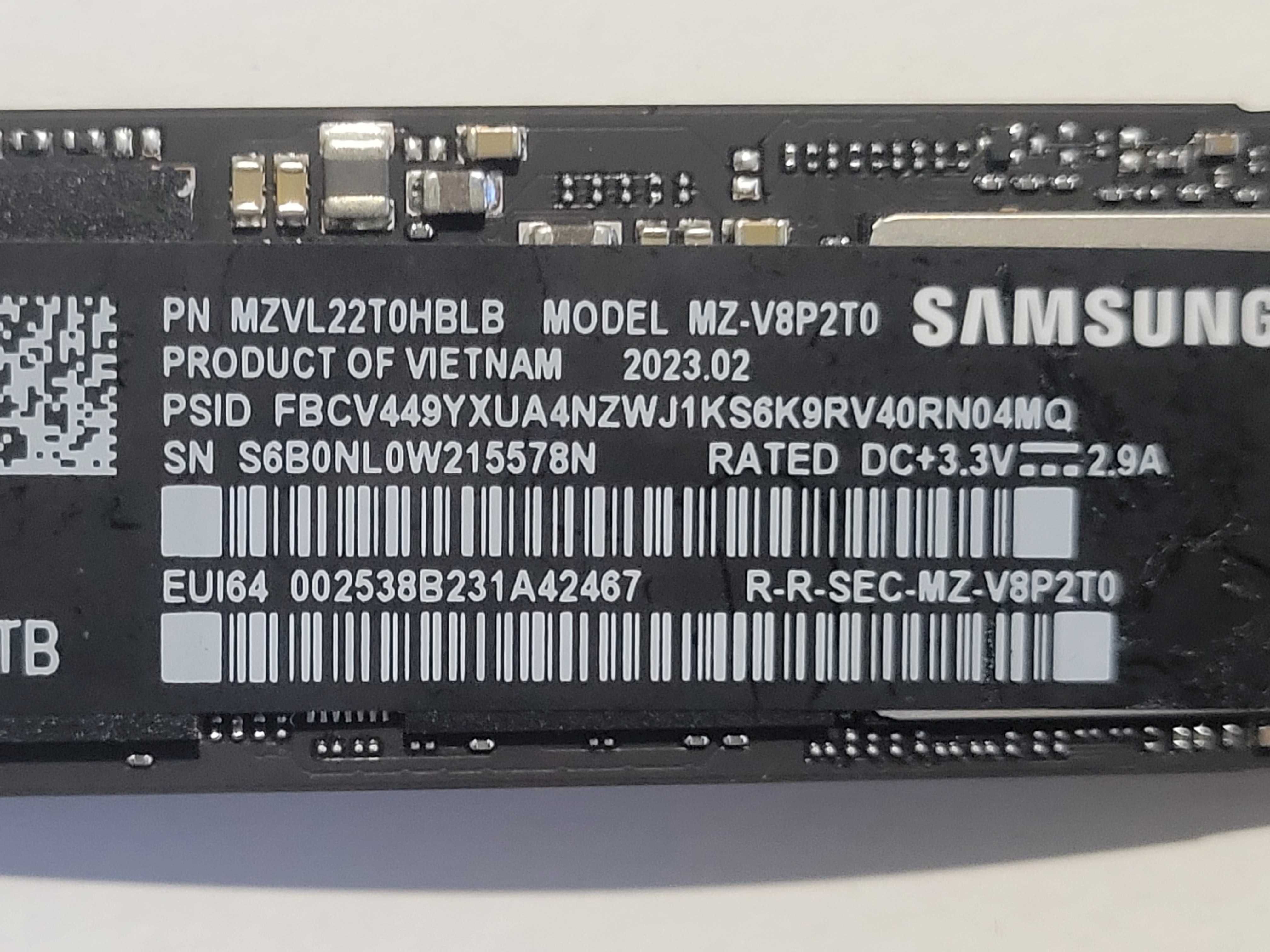 Samsung 980 PRO SSD 2TB