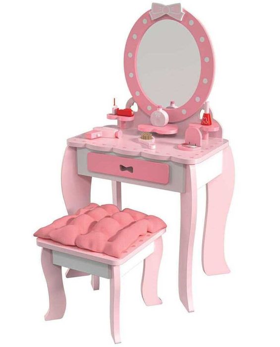 Drewniana Toaletka Playtive Kompletny Zestaw