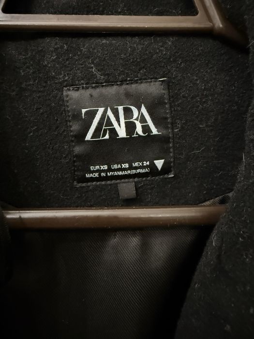 Пальто-піджак з вовною Zara