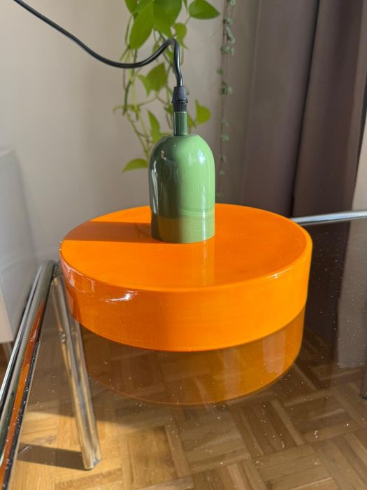 Nowa lampa wisząca szklana w stylu retro vintage dostępna w dwóch