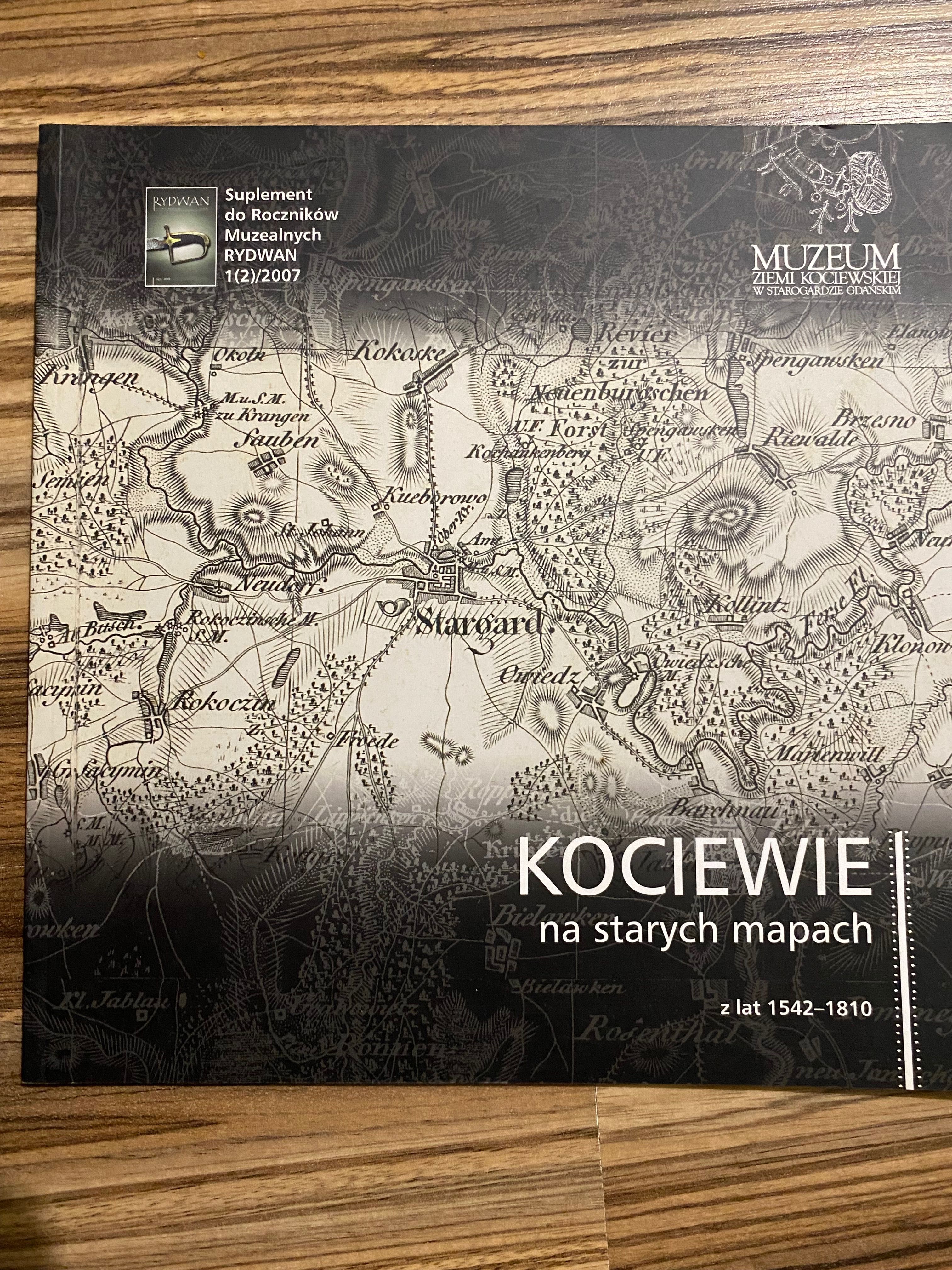 Kociewie na starych mapach z lat
