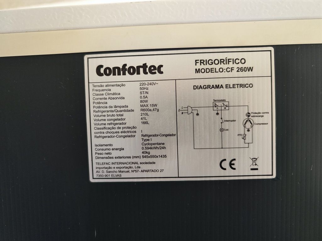 Frigorífico confortec