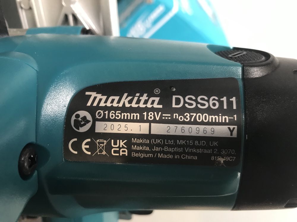 Акумуляторна дискова пила Makita DSS611,безщіткова з Англії