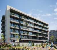 Apartamento T2, novo, com terraço recuado em Arcozelo -