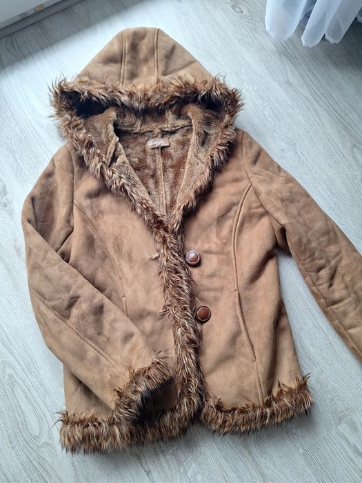 Kożuszek futerko kurtka zimowa kożuch