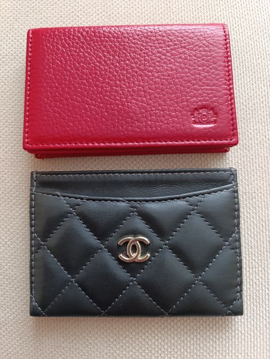 Гаманець-візитниця з телячої шкіри