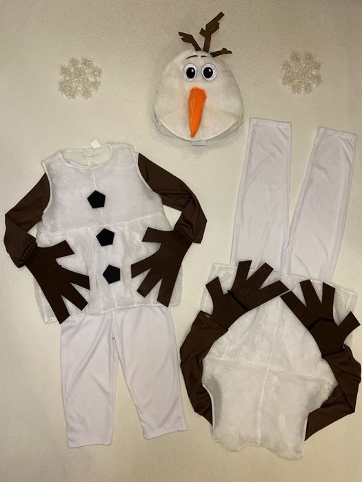 Костюм сніговика Олафа холодна пригода Олаф сніговик снеговик