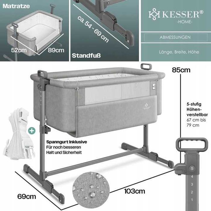 Łóżeczko turystyczne  3w1. 075
