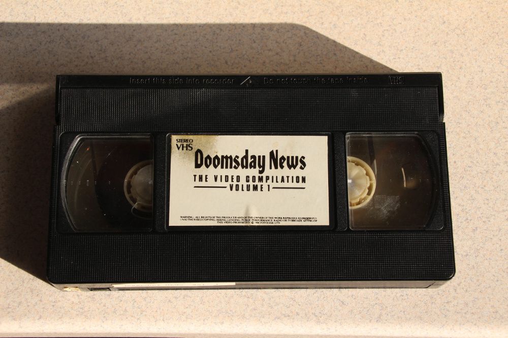 Doomsday News volume 1 VHS heavy thrash metal