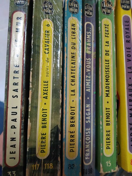 Seis livros franceses Jean Paul Sartre