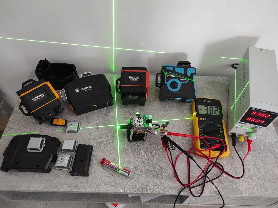 Poziomice laserowe + KALIBRACJA  / DEKO / HILDA / ZONTEX i inne
