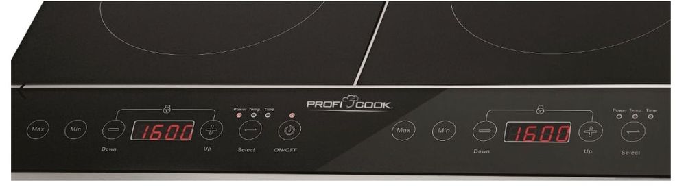 Placa Portátil PROFICOOK Dki 1067 (Nº de queimadores: 2)