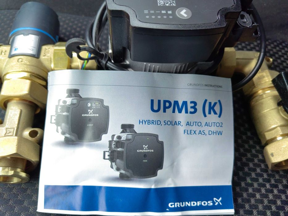 Moduł mieszający BTU 501 z zaworem ATM 561 i pompą Grundfos Upm3 (k)