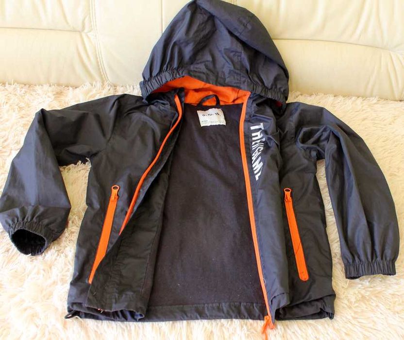 5-10-15  Przeciwdeszczowa kurtka z kapturem -122 cm