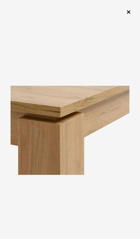 Mesa de jantar JYSK 80x140 carvalho