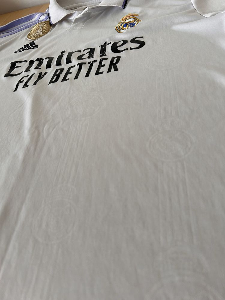 Koszulka Real Madryt domowa sezon 22/23 Adidas rozmiar L t-shirt polo