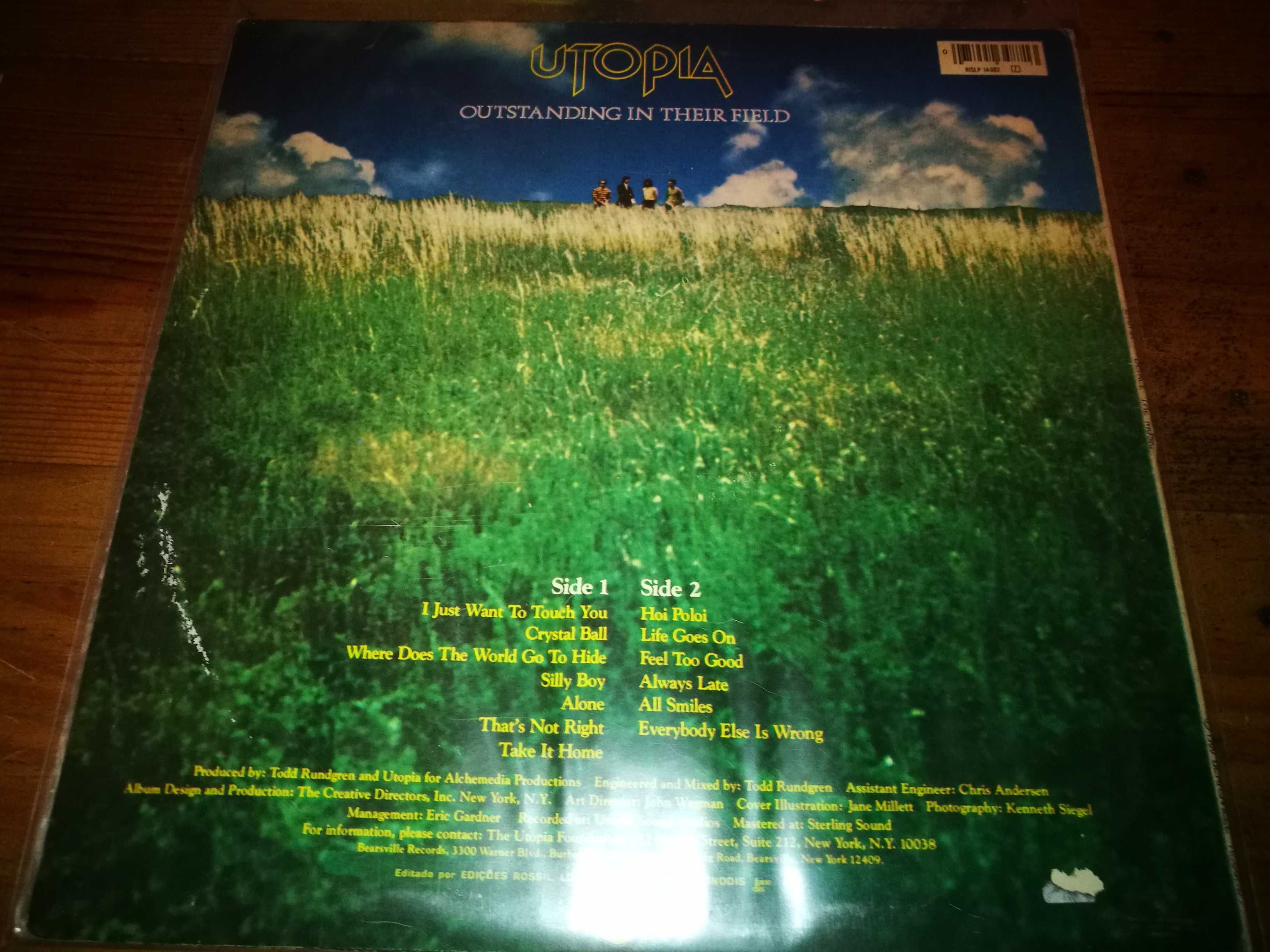 UTOPIA (PROG-ROCk) - Deface The Music (Ed Portuguesa - 1980) LP