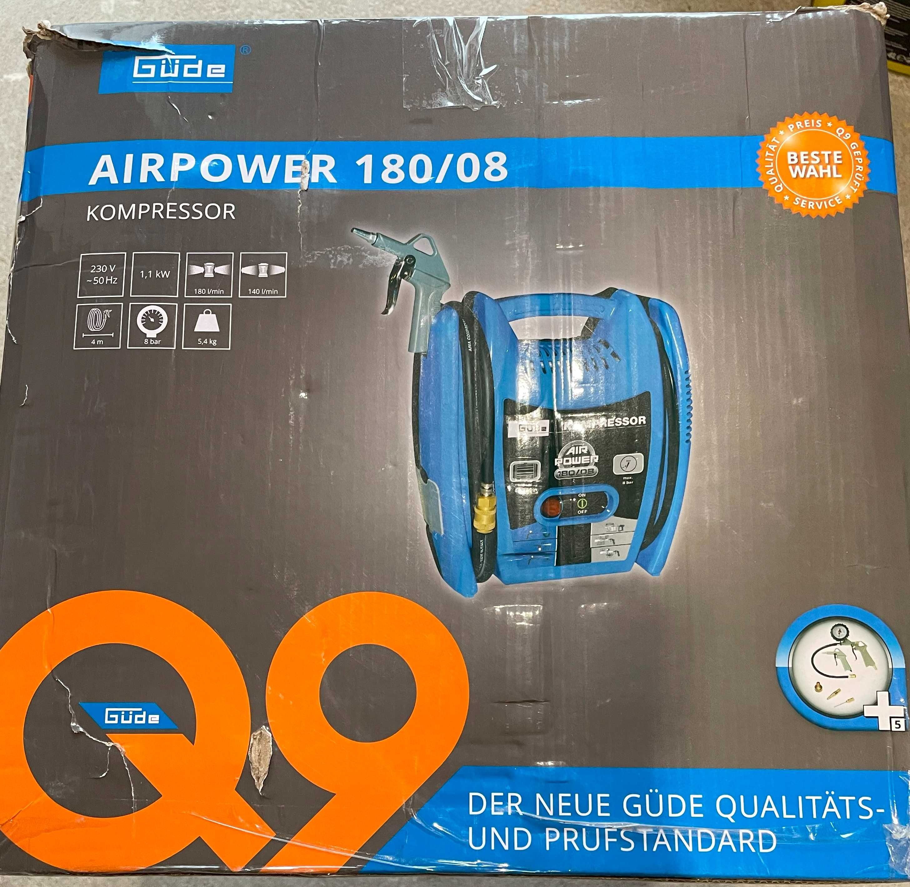 Kompresor GUDE AIRPOWER 180/08 jak nowy