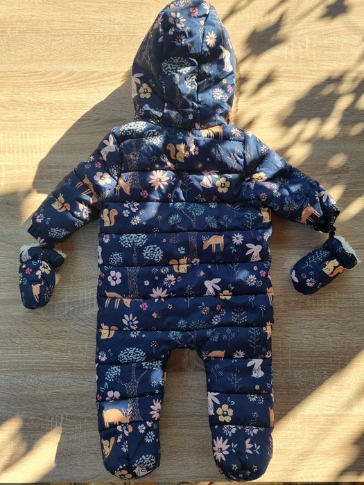 Теплий зимовий комбінезон для дівчинки