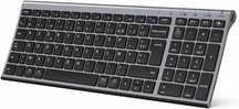 iClever BK10 klawiatura Bluetooth AZERTY 3 urządzenia, stal nierdzewna