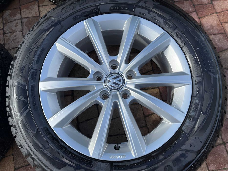 3604. Koła zimowe Passat B8 oryginalne 5x112 ET38 215/55/17