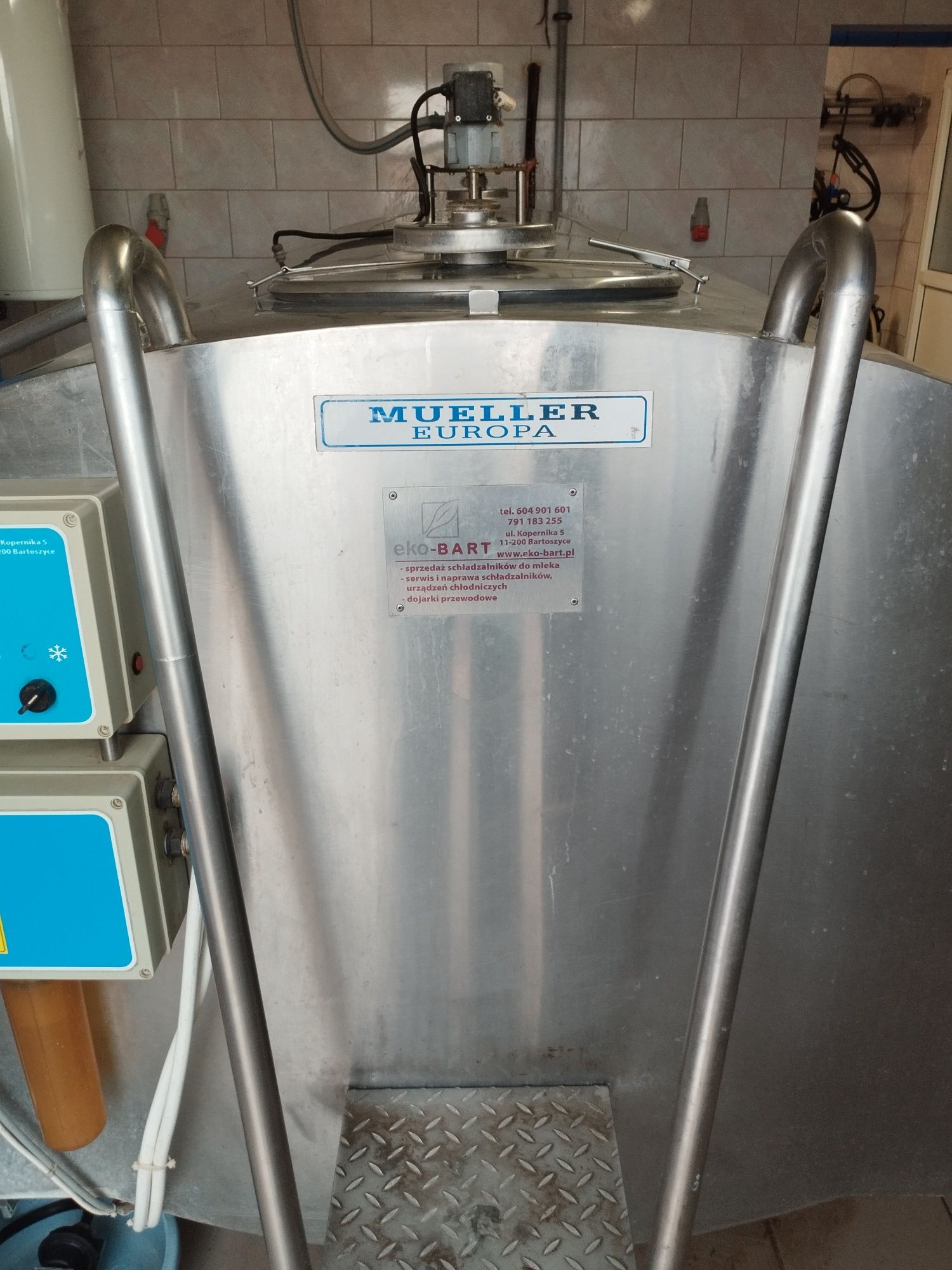 Schładzialnik zbiornik chłodnia do mleka Mueller Europa 4100 litrów
