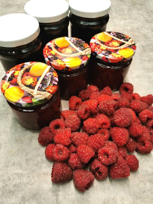 Syropy i Dżemy 100% z Ekologicznych Malin prosto z przydomowego ogrodu