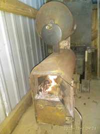 Печка с рессиверов зил в мастерскую