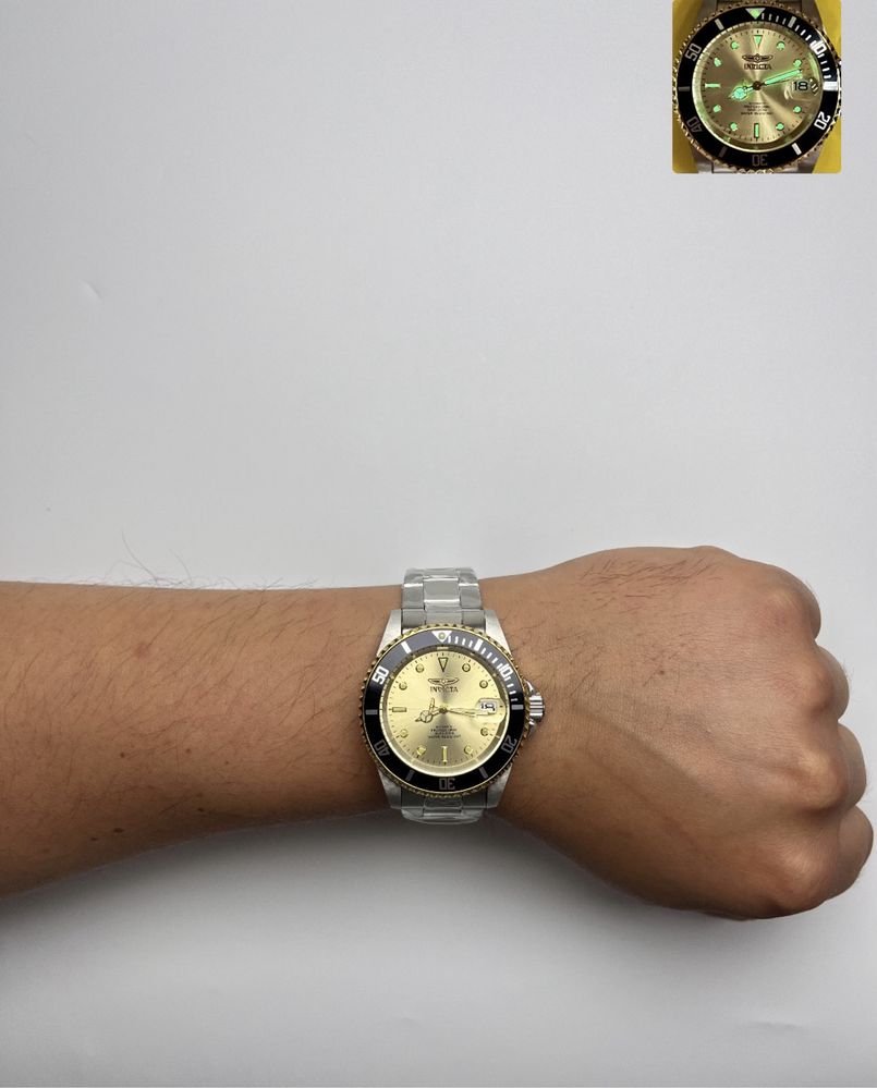 Invicta 49317, invicta automatic, чоловічий годинник інвікта про дайв
