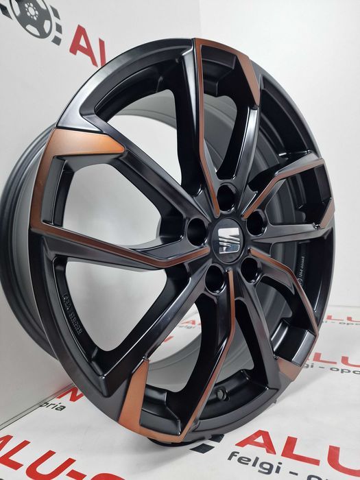 Nowe alufelgi SEAT 19" 5x112 Altea Ateca Exeo Leon Toledo-Czarne Miedz