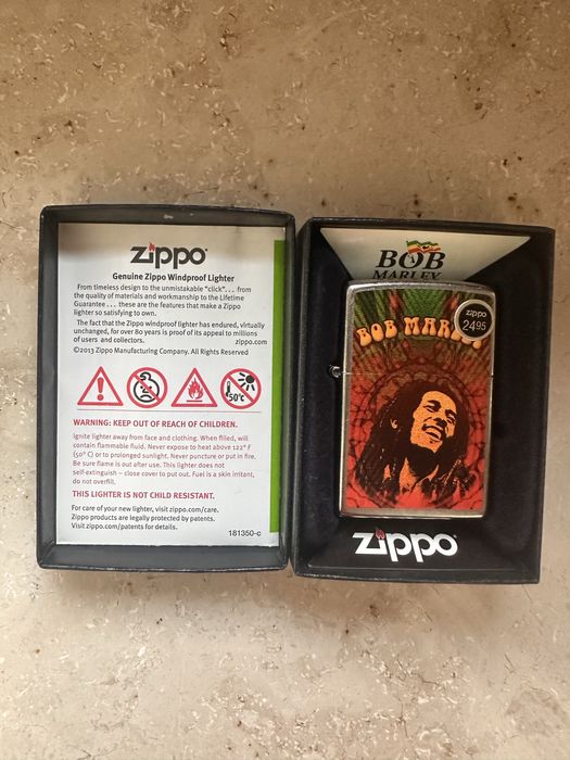 Zapalniczka Zippo Bob Marley nieużywana