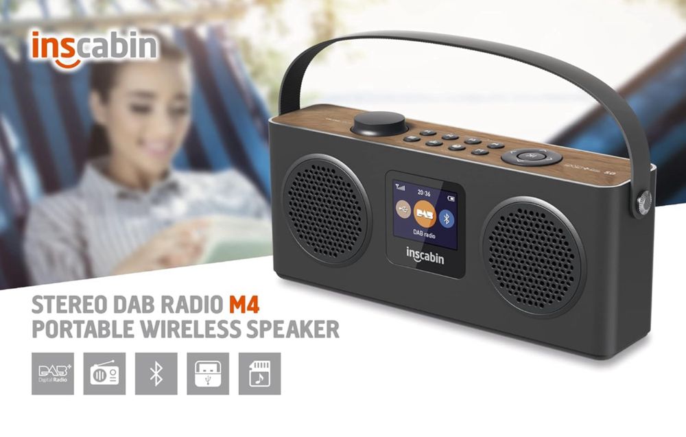 Przenośne radio FM DAB DAB+ BLUETOOTH