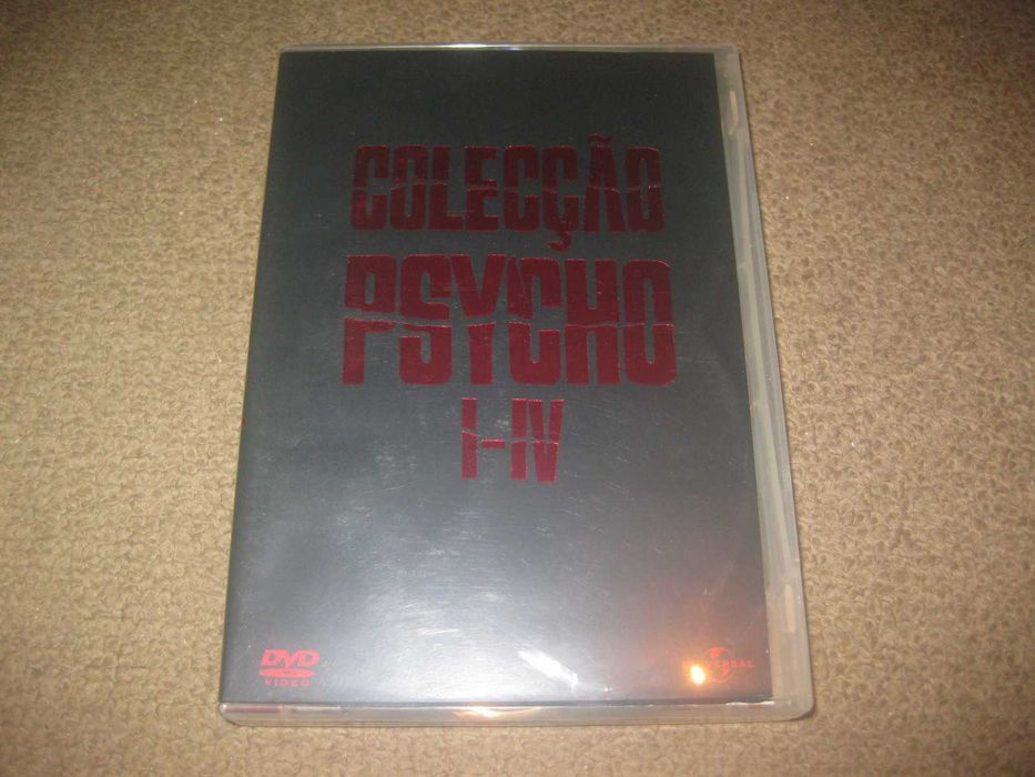 Colecção Completa numa Box em DVD "Psycho" com Anthony Perkins