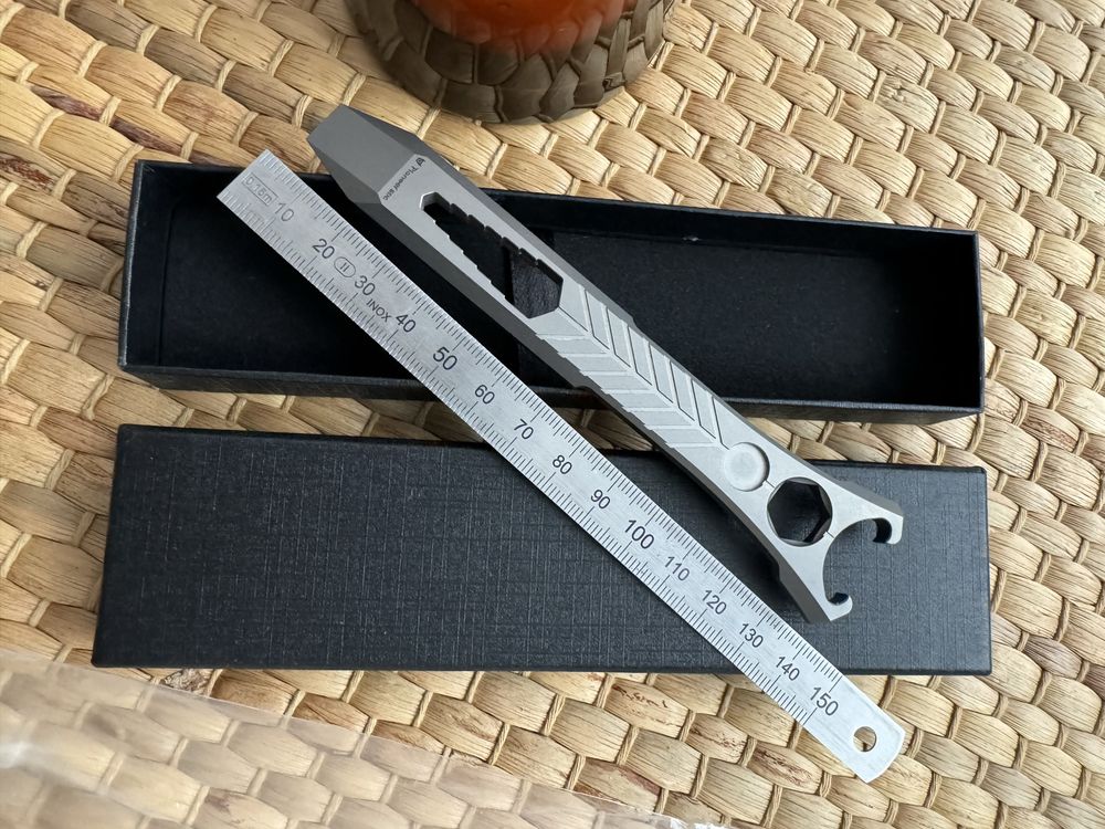 Pry bar prybar tytanowy EDC multitool